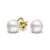 Náušnice Gold Pearl Ball