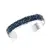 Ocelový náramek Levien Stardust Metal v modré barvě Bermuda Blue