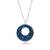 Ocelový náhrdelník Levien Rocks Victory 25 v modré barvě Bermuda Blue