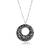 Ocelový náhrdelník Levien Rocks Victory 25 v šedo-černém odstínu Grey Metalliseé