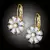 Náušnice Brillance Marquise Gold
