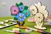 3D-puzzle coloring model Bouquet (kytička)