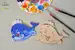 3D-puzzle coloring model Whale (velryba)