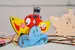 3D-puzzle coloring model Steamboat (parník)