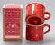 Valentýnský balíček kávy 250 g, červená +2x hrnek červený s 4puntíkem