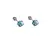 Náušnice se Swarovski Elements 31030.3 Aqua