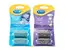 2 sady náhradních hlavic Scholl Velvet Smooth Regular + Ultra