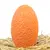Velké velikonoční květinové vajíčko 11.5 cm oranžové
