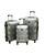 Sada 3 skořepinových cestovních kufrů HC720 – silver