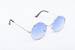 Stříbrné brýle Kašmir Lennon - skla světle modrá