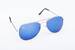 Bronzové brýle Kašmir Pilot - skla modrá zrcadlová