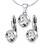 Set náušnic a náhrdelníku s krystaly Swarovski Elements - Laura