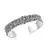 Ocelový náramek Levien Stardust Metal ve stříbrné barvě Crystal Cal