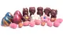 Velikonoční květinky, zvířátka, pralinky a mini vajíčka (celkem 230 g)