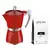Moka konvička Bella - červená, 6 porcí + káva Balance, 250 g