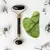 Obsidián váleček + jadeit gua sha