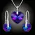Set šperků Srdce Swarovski® Heliotrope