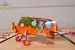 Drevené 3D vyfarbovacie puzzle (dvojplošník)