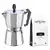 Moka konvička Ladyoro, 6 porcí + káva Balance, 250 g