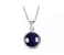 Ocelový náhrdelník Gemstone - modrý Avanturín