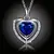Luxusní náhrdelník Crystal Blue Heart