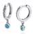 Náušnice s krystalky Elements - Zirconia