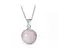 Ocelový náhrdelník Gemstone - Růženín