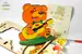 Drevené 3D vyfarbovacie puzzle (macko)