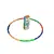 Skládací obruč hula hoop – průměr 80 cm