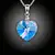 Náhrdelník Brillance Srdce Swarovski® Light Sapphire