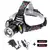 LED čelovka CREE T6 + COB, černá