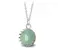 Ocelový náhrdelník Gemstone Crown - Avanturín