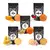 5x popcornová příchuť (šunka sýr, cheddar, pizza, bbq, 4 sýry), 5x 70 g