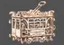 Mechanický model 3D puzzle značky Ugears "Mestská električka s koľajami"