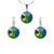 Swarovski set v tvare "rivoli"